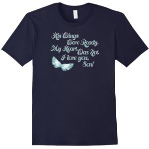 Gildan (XL) His Wings Were Ready My Heart Was Not I Love You Son T-Shirt-Father's Day Gildan (XL) His Wings Were Ready My Heart Was Not I Love You Son T-Shirt-Father's Day