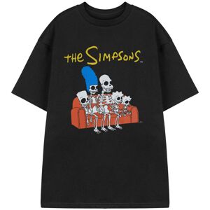 (Large) The Simpsons Short Sleeved T-Shirt (Mens Black) (Large) The Simpsons Short Sleeved T-Shirt (Mens Black)