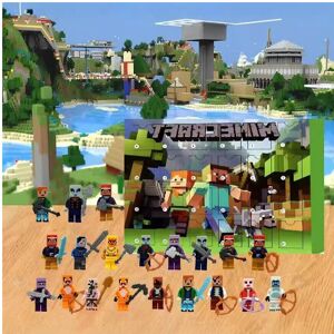 YETP STAR Kids Christmas Minecraft Figures 24 Days Countdown Advent Calendar Toys Surprise YETP STAR Kids Christmas Minecraft Figures 24 Days Countdown Advent Calendar Toys Surprise