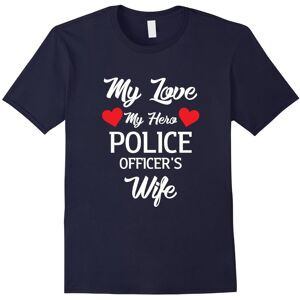 Gildan (XXL) My Love My Hero Police Officer's Wife T-Shirt Gifts-Father's Day Gildan (XXL) My Love My Hero Police Officer's Wife T-Shirt Gifts-Father's Day