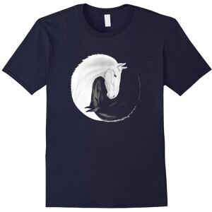 Gildan (XXL) Yin Yang Horse T-Shirt – Best Shirt For Horse Lover-Father's Day Gildan (XXL) Yin Yang Horse T-Shirt – Best Shirt For Horse Lover-Father's Day