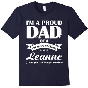 Gildan (M) Mens I'm a proud Dad of a freaking awesome Leanne- Father's Day-Father's Day Gildan (M) Mens I'm a proud Dad of a freaking awesome Leanne- Father's Day-Father's Day