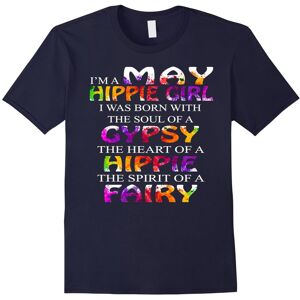 Gildan (XXL) I'm A May Hippie Girl T-Shirt Funny Hippie Gifts-Father's Day Gildan (XXL) I'm A May Hippie Girl T-Shirt Funny Hippie Gifts-Father's Day