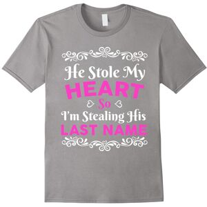 Gildan (XL) He Stole My Heart So I'm Stealing His Last Name Cute Love Engagement T-Shir Gildan (XL) He Stole My Heart So I'm Stealing His Last Name Cute Love Engagement T-Shir