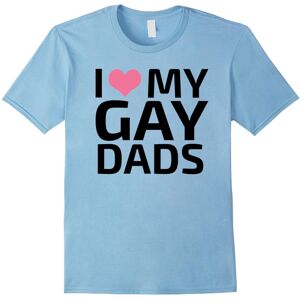 Gildan (M) I love my Gay Dads T-shirt Humorous LGBT Shirt Family Shirt-Father's Day Gildan (M) I love my Gay Dads T-shirt Humorous LGBT Shirt Family Shirt-Father's Day