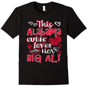 Gildan (M) This Alabama Cutie Loves Her Big Al! Fun Football Tshirt-Father's Day Gildan (M) This Alabama Cutie Loves Her Big Al! Fun Football Tshirt-Father's Day