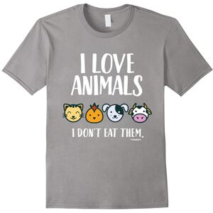 Gildan (XXXL) I Love Animals T-Shirt for Vegans and Vegetarians-Father's Day Gildan (XXXL) I Love Animals T-Shirt for Vegans and Vegetarians-Father's Day