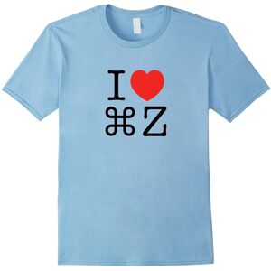 Gildan (M) Funny Novelty T-shirt for Designers – I Love Command Z – 2-Father's Day Gildan (M) Funny Novelty T-shirt for Designers – I Love Command Z – 2-Father's Day