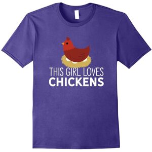 Gildan (XXXL) This Girl Loves Chicken Cute Farm Animals Farmer T-Shirt-Father's Day Gildan (XXXL) This Girl Loves Chicken Cute Farm Animals Farmer T-Shirt-Father's Day