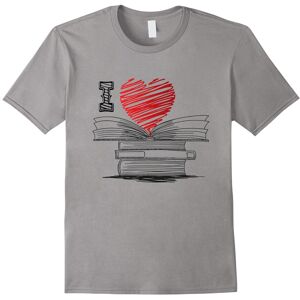 Gildan (L) I Love Books T Shirt For Readers, Writers, Librarians tshirt-Father's Day Gildan (L) I Love Books T Shirt For Readers, Writers, Librarians tshirt-Father's Day