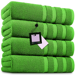 Textile Do (Lime Green) 4 X Big Super Jumbo Bath Sheets Towels Pure Egyptian Cotton Soft XL Textile Do (Lime Green) 4 X Big Super Jumbo Bath Sheets Towels Pure Egyptian Cotton Soft XL