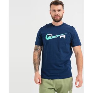 (Blue, M) Nike Air Mens Graphic T Shirt Club Swoosh Logo Tee (Blue, M) Nike Air Mens Graphic T Shirt Club Swoosh Logo Tee