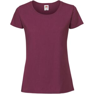 (XL, Oxblood) Fruit Of The Loom Womens/Ladies Ringspun Premium T-Shirt (XL, Oxblood) Fruit Of The Loom Womens/Ladies Ringspun Premium T-Shirt