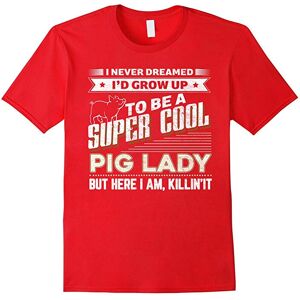 Gildan (XXL) Super Cool Pig Lady Funny T Shirt Pig Lover Gift Shirts-Father's Day Gildan (XXL) Super Cool Pig Lady Funny T Shirt Pig Lover Gift Shirts-Father's Day