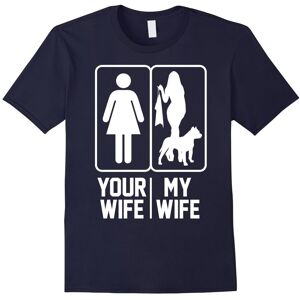 Gildan (XL) Men's Your Wife My Wife Love Pit Bull Love Valentine day Gift Shir-Father's Gildan (XL) Men's Your Wife My Wife Love Pit Bull Love Valentine day Gift Shir-Father's