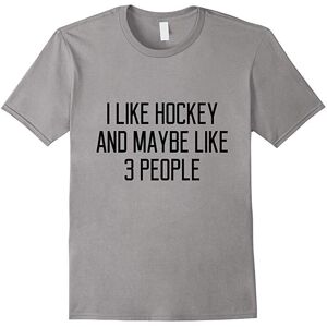Gildan (L) I Like Hockey And Maybe Like 3 People T-Shirt Love Sport-Father's Day Gildan (L) I Like Hockey And Maybe Like 3 People T-Shirt Love Sport-Father's Day
