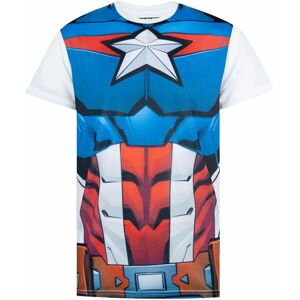 (X-Large) Marvel Short Sleeved T-Shirt (Mens Blue) (X-Large) Marvel Short Sleeved T-Shirt (Mens Blue)
