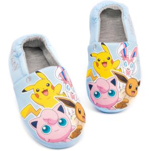 Pokémon (3 UK) Pokemon Slippers Girls Kids Pikachu Sylveon Evee Blue Shoes Loafers Pokémon (3 UK) Pokemon Slippers Girls Kids Pikachu Sylveon Evee Blue Shoes Loafers
