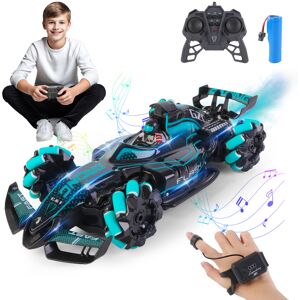 Unbranded Remote Control Light & Music Spray Racing Car with Watch - Interactive Education Unbranded Remote Control Light & Music Spray Racing Car with Watch - Interactive Education
