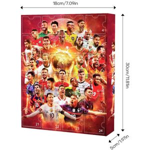 GOPLUSHTOY 2025 World Cup Advent Calendar - 24-Day Football Fans Christmas Countdown Toy GOPLUSHTOY 2025 World Cup Advent Calendar - 24-Day Football Fans Christmas Countdown Toy