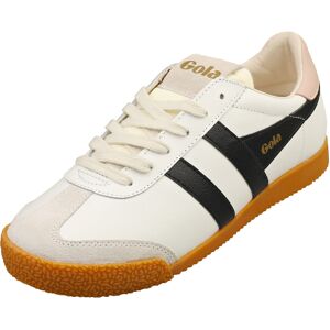 (6) Gola Elan Womens Fashion Trainers in White Black (6) Gola Elan Womens Fashion Trainers in White Black