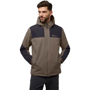 (S, Cold Coffee) Jack Wolfskin Mens 2024 Jasper Waterproof Breathable Insulated (S, Cold Coffee) Jack Wolfskin Mens 2024 Jasper Waterproof Breathable Insulated