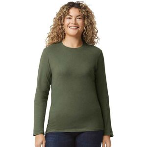 (XL, Military Green) Gildan Unisex Adult Softstyle Plain Long-Sleeved T-Shirt (XL, Military Green) Gildan Unisex Adult Softstyle Plain Long-Sleeved T-Shirt