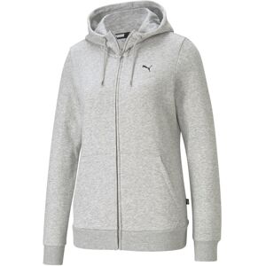 (XS, Grey) Puma Womens/Ladies Logo Full Zip Hoodie (XS, Grey) Puma Womens/Ladies Logo Full Zip Hoodie