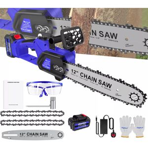 YouseaHome 12inch Cordless Chainsaw Electric One-Hand Brushless Saw Wood Tree Cutter Oiling YouseaHome 12inch Cordless Chainsaw Electric One-Hand Brushless Saw Wood Tree Cutter Oiling