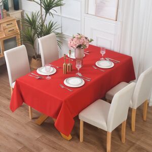 Zimel Homes (RED, 140 x 200 cm) Extra Large Rectangular Fabric Tablecloth 150x300cm and 140 Zimel Homes (RED, 140 x 200 cm) Extra Large Rectangular Fabric Tablecloth 150x300cm and 140