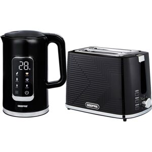 Geepas 1.7L Digital Electric Kettle & 2 Slice Bread Toaster 900W Combo Geepas 1.7L Digital Electric Kettle & 2 Slice Bread Toaster 900W Combo