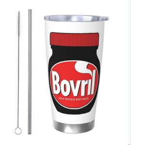 Feelous (Bovril Illustration_4232) Stainless Steel Tumbler 20oz Insulated Coffee Travel Feelous (Bovril Illustration_4232) Stainless Steel Tumbler 20oz Insulated Coffee Travel
