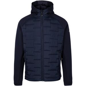 (S, Navy) Trespass Mens Heber Hybrid Hoodie (S, Navy) Trespass Mens Heber Hybrid Hoodie