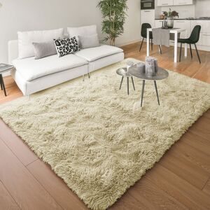 Imperial Rooms (80 x 150 cm (2 ft 6 in x 5 ft), Cream) Anti Slip Shaggy Rug For Living Room Run Imperial Rooms (80 x 150 cm (2 ft 6 in x 5 ft), Cream) Anti Slip Shaggy Rug For Living Room Run
