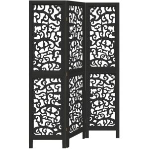 (40 x 160 cm/ 3 piece) vidaXL Room Divider Privacy Screen Privacy Panel Black So (40 x 160 cm/ 3 piece) vidaXL Room Divider Privacy Screen Privacy Panel Black So