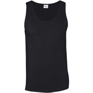 (L, Black) Gildan Mens Softstyle Plain Tank Top (L, Black) Gildan Mens Softstyle Plain Tank Top