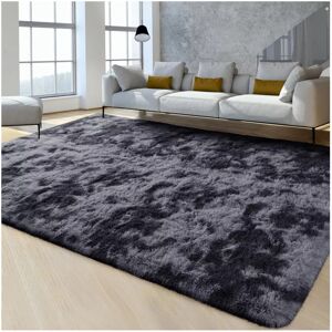 Imperial Rooms (80cm x 300 cm (2 ft 6 in x 10 ft), Tie-Dye Grey/Black Grey Shaggy Rugs) Fluffy Imperial Rooms (80cm x 300 cm (2 ft 6 in x 10 ft), Tie-Dye Grey/Black Grey Shaggy Rugs) Fluffy
