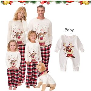 Unbranded (Dog XXL) Xmas Family Matching Pajamas Set Cute Deer Adult Kid Baby Matching Out Unbranded (Dog XXL) Xmas Family Matching Pajamas Set Cute Deer Adult Kid Baby Matching Out
