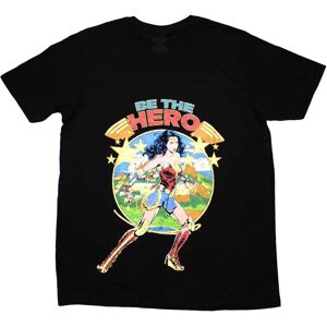 DC Comics (L, Black) Wonder Woman Be The Hero T Shirt DC Comics (L, Black) Wonder Woman Be The Hero T Shirt