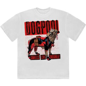 Marvel (XL, White) Deadpool Dogpool Smells Like Trouble T Shirt Marvel (XL, White) Deadpool Dogpool Smells Like Trouble T Shirt
