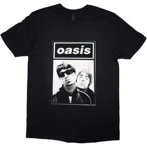 (S, Black) Oasis Noel And Liam Boxed Photo T Shirt (S, Black) Oasis Noel And Liam Boxed Photo T Shirt