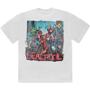 Marvel Deadpool XXL White T-Shirt - T-Shirt Marvel Deadpool XXL White T-Shirt - T-Shirt