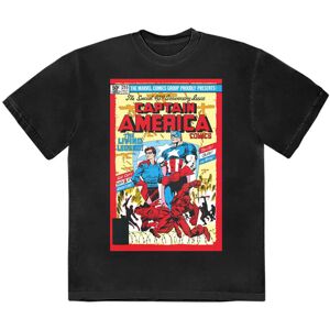 Marvel Living Legend Comic Cover Black S T-Shirt Marvel Living Legend Comic Cover Black S T-Shirt