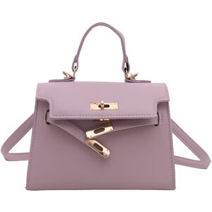 Unbranded (Purple) Synthetic Contemporary Leather Kelly Bag For Women With Single Shoulder Unbranded (Purple) Synthetic Contemporary Leather Kelly Bag For Women With Single Shoulder