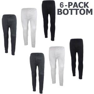 Gaffer (Assorted Bottom - 6 Pack, 2XL) Men Thermal Underwear Long Johns Top Bottom 6 Pa Gaffer (Assorted Bottom - 6 Pack, 2XL) Men Thermal Underwear Long Johns Top Bottom 6 Pa