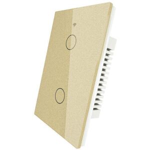 GreenZech (2 Gang) WiFi Smart 1/2/3 Gang Wall Light Switch Glass Panel RF433&Wi-Fi Tuya AP GreenZech (2 Gang) WiFi Smart 1/2/3 Gang Wall Light Switch Glass Panel RF433&Wi-Fi Tuya AP