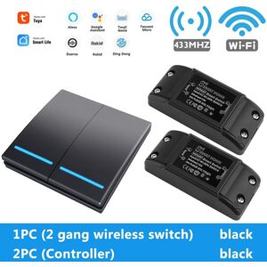 GreenZech Smart Tuya WiFi Light Switch - RF 433MHz Remote Control - Timer - Works With Alexa GreenZech Smart Tuya WiFi Light Switch - RF 433MHz Remote Control - Timer - Works With Alexa