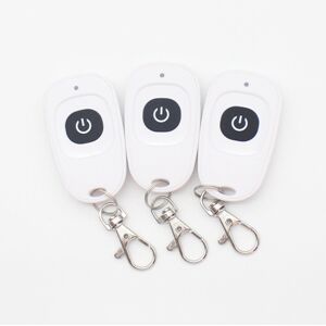 GreenZech RF Remote 3Pcs 433MHz Controller EV1527 1/2/3/4 Buttons Learning Model Wireless GreenZech RF Remote 3Pcs 433MHz Controller EV1527 1/2/3/4 Buttons Learning Model Wireless