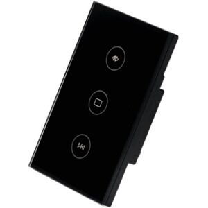 GreenZech (Black) WiFi RF Smart Ceiling Fan Light Switch EU 2/3 Way RF Remote Speed Contro GreenZech (Black) WiFi RF Smart Ceiling Fan Light Switch EU 2/3 Way RF Remote Speed Contro