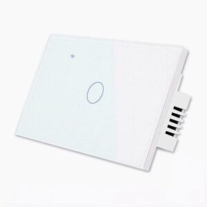 GreenZech (White, 1 Way) Wifi Wall Touch Sensitive Switch App Remote Control 1/2/3/4 Gang GreenZech (White, 1 Way) Wifi Wall Touch Sensitive Switch App Remote Control 1/2/3/4 Gang